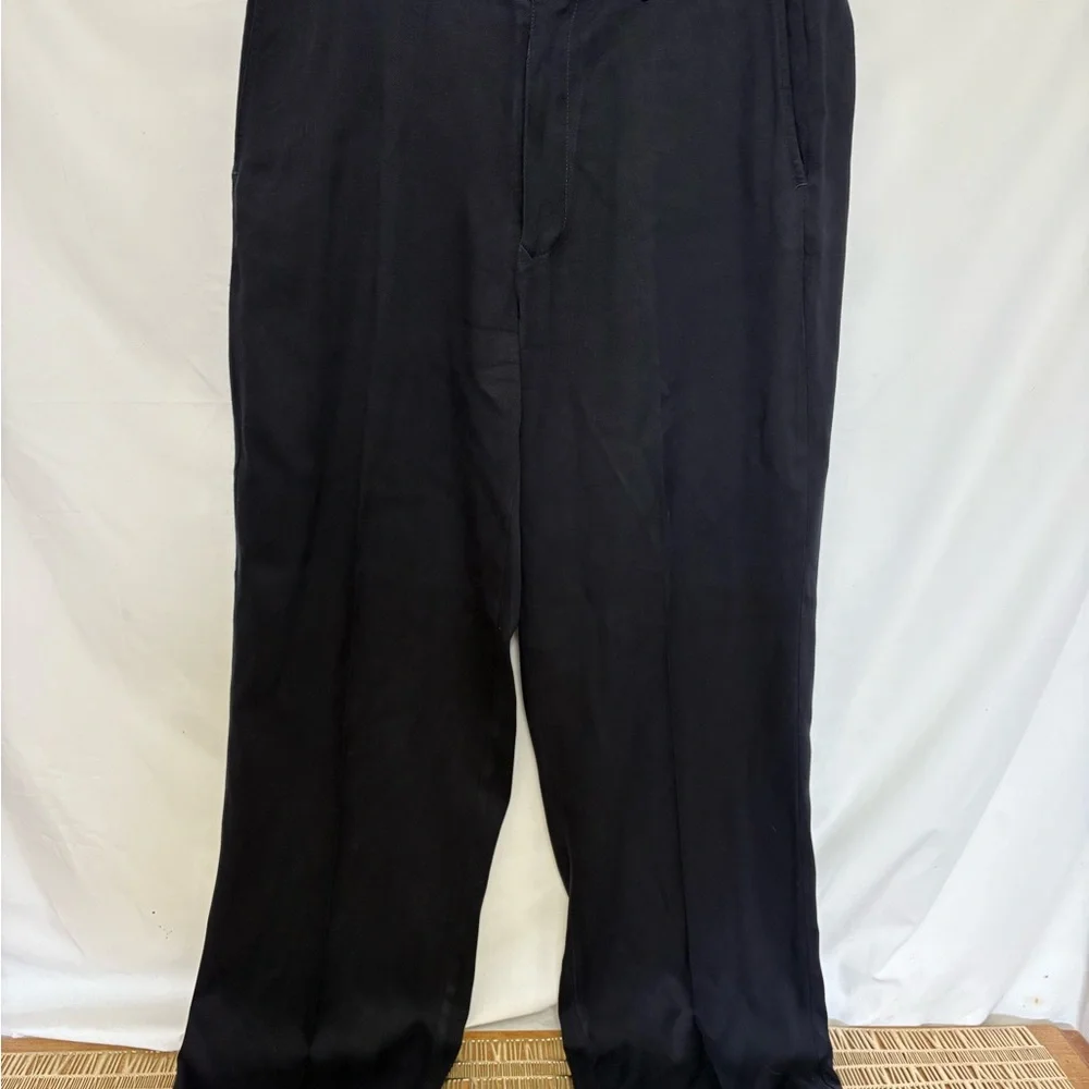 Tommy Bahama Mens Navy Silk Trousers Size 33